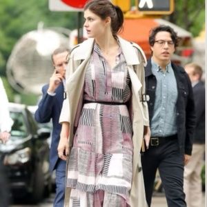 Own the Look! Heidi Merrick Dress: Multicolor Stripe (S) Lightweight & Chic